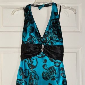 I.N. Floral Halter Party Dress